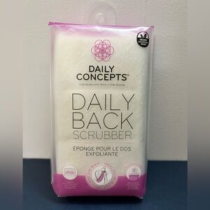 NWT. Daily Concepts Daily Back Scrubber - White